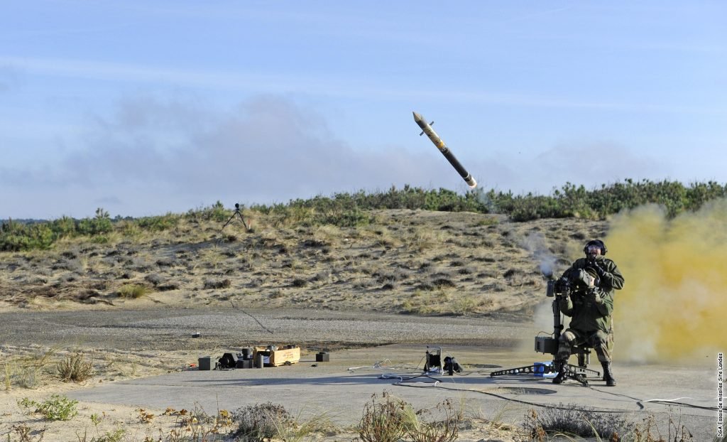 MISTRAL MANPADS firing © DGA Essais de missiles Site Landes