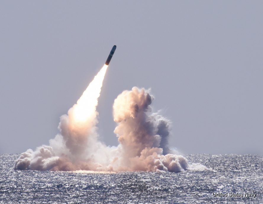 Modernized Lockheed Martin Trident II D5 Missile Test Certifies Submarine for Patrol
