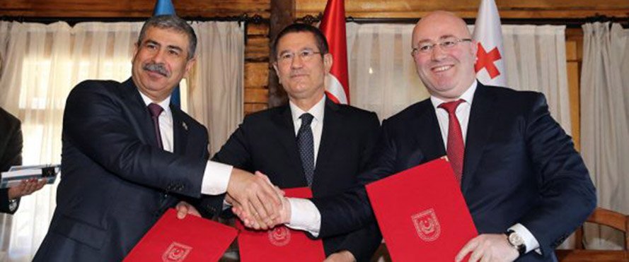 Azerbaijan, Turkey and Georgia signed the Memorandum of Understanding