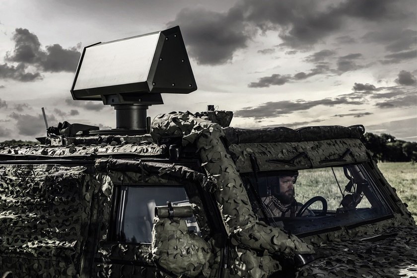 SAAB’s Giraffe 1X radar offers a man-portable 75km detection range
