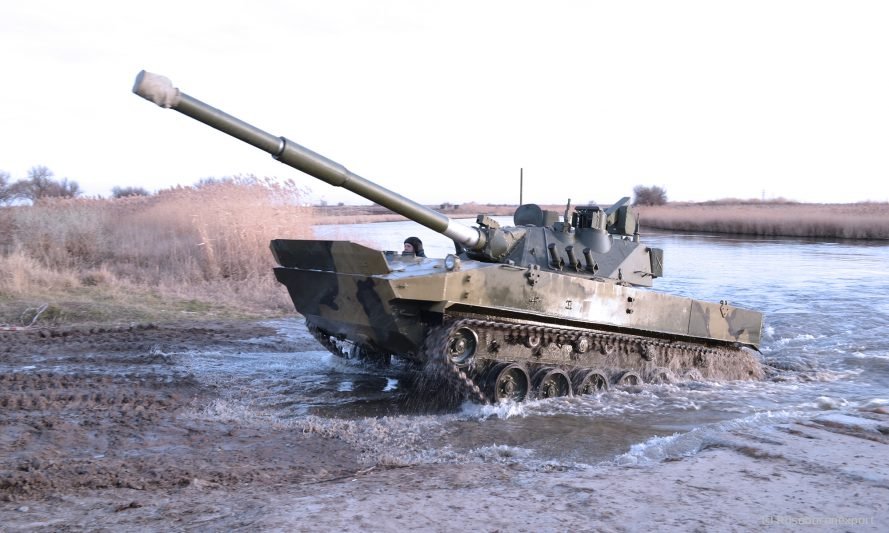 Rosoboronexport Launches Sprut-SDM1 Light Amphibious Tank