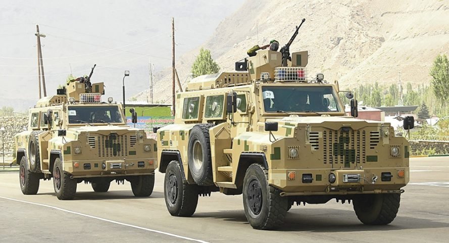 Tajikistan demonstrated Chinese-made VP-11 MRAP and Tiger APC