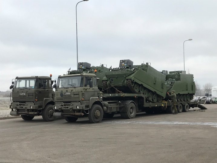 M577 command and control APC of the Lithuanian Armed Forces upgraded