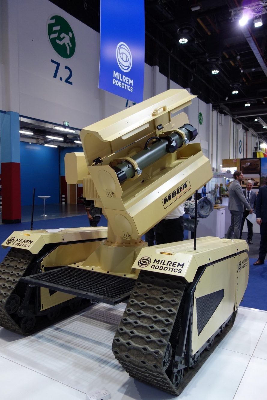 MBDA and MILREM Robotics unveil the world’s first anti-tank UGV