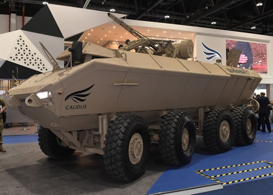 Wahash armored personnel carrier with “Shturm” combat tower on IDEX 2019