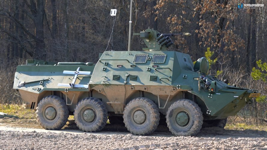 Ukroboronprom presented new command-and-staff vehicle BTR-3KSh