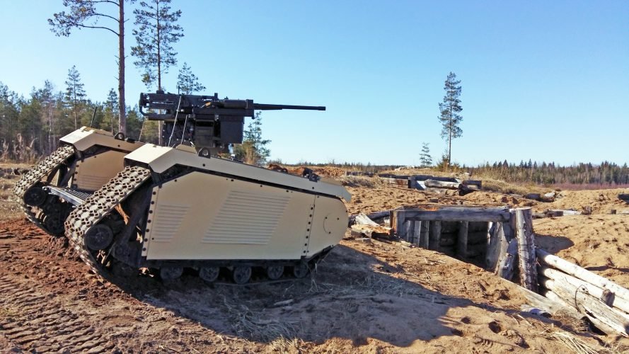 Milrem Robotics ST Engineering demonstrated a BVLOS combat UGV at a live fire exercise