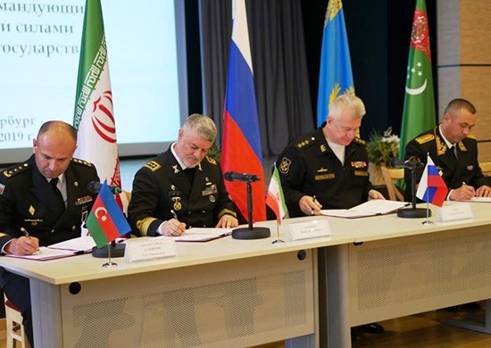 Caspian Sea border states sign MoU to boost naval cooperation