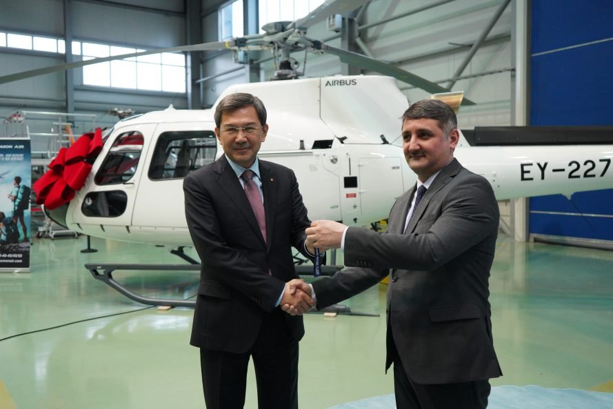 Kazakhstan exports first Airbus helicopter to Tajikistan