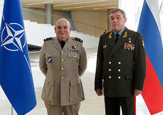 The Chief of the General Staff of Russia and the Chairman of the NATO Military Committee meeting in Baku