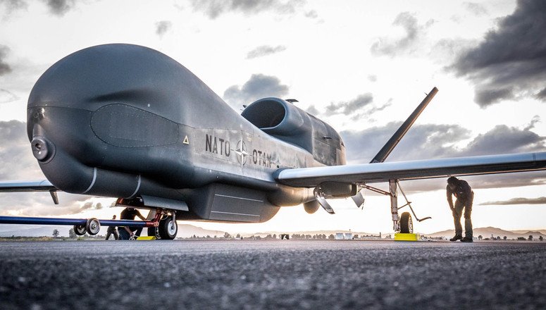First NATO AGS UAS ferries to Main Operating Base in Italy