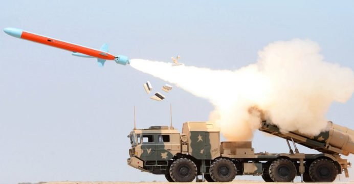 Pakistan Navy test-fires “Zarb” anti-ship missile