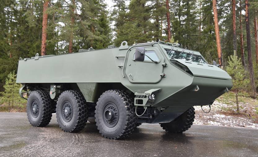 Patria’s 6×6 platform chosen as part of a joint Finnish-Latvian vehicle development programme