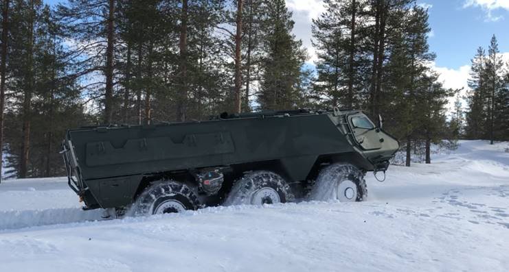 Patria’s 6×6 vehicle platform interests also Estonia