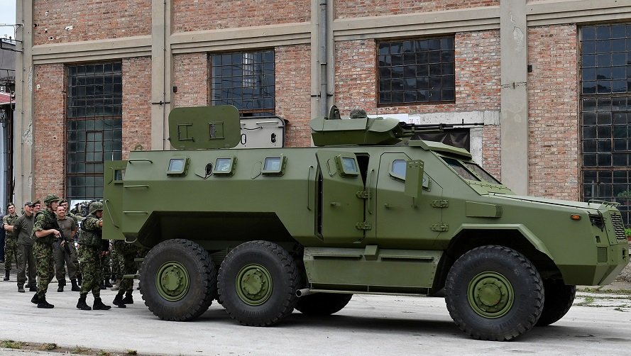 Serbia presented new M-20 MRAP 6×6 armoured fighting vehicle
