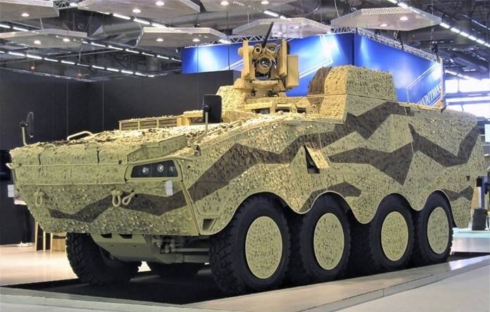 Patria delivers AMV 8×8 System Platform vehicle to Saab for test purposes