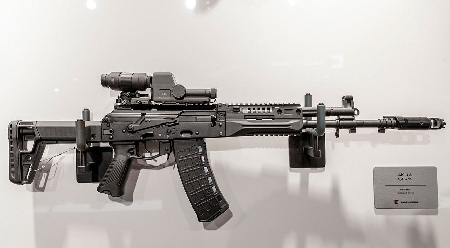 Kalashnikov Concern showcased newly refined AK-12