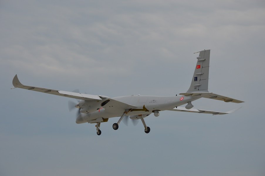Turkish Akinci combat drone sets new national aviation record