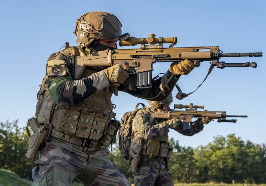 FN SCAR-H PR precision rifles start equipping French infantry regiments