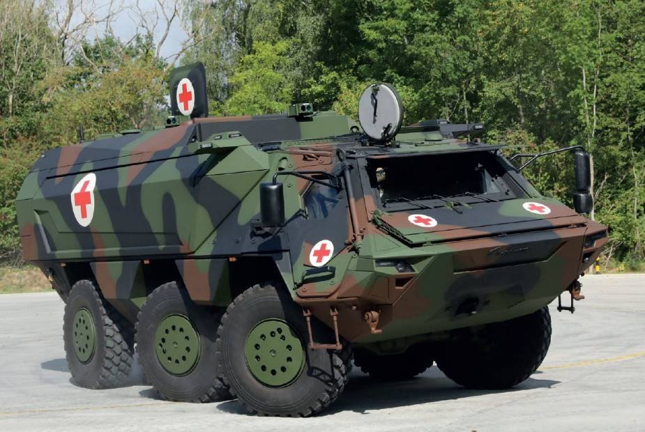 Rheinmetall presents new high-roof version of Fuchs-Fox armored transport vehicle