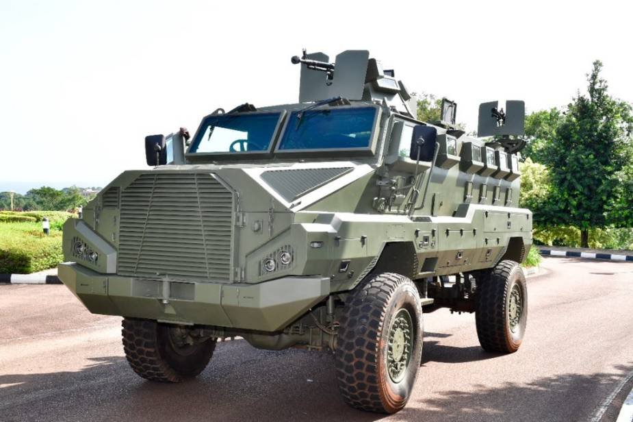 Uganda army to induct local Chui new infantry fighting vehicles