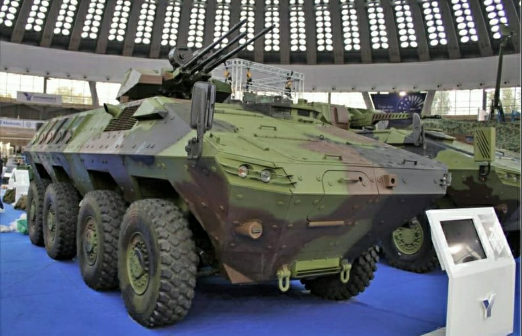 Yugoimport showcases Lazar III A1 8×8 armored vehicle with Kereber Remote Weapon Station