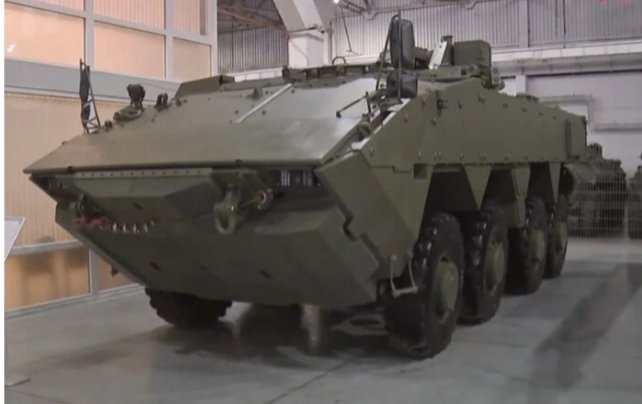 Russia unveils improved version of its new armored personnel carrier