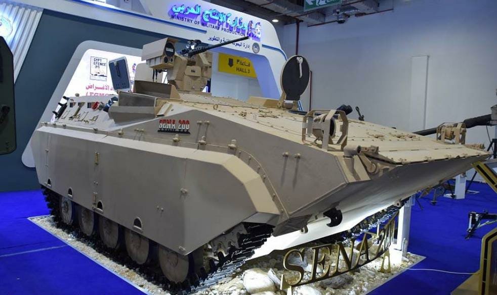 Egypt has developed the SENA 200 new tracked armored vehicle