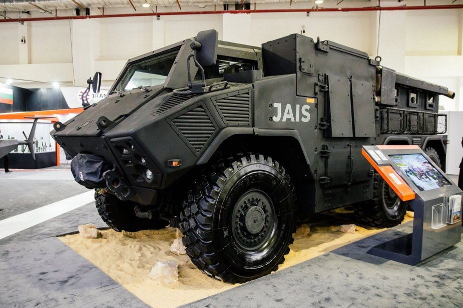 NIMR displays JAIS 6x6 MRAP vehicle at EDEX 2021 01