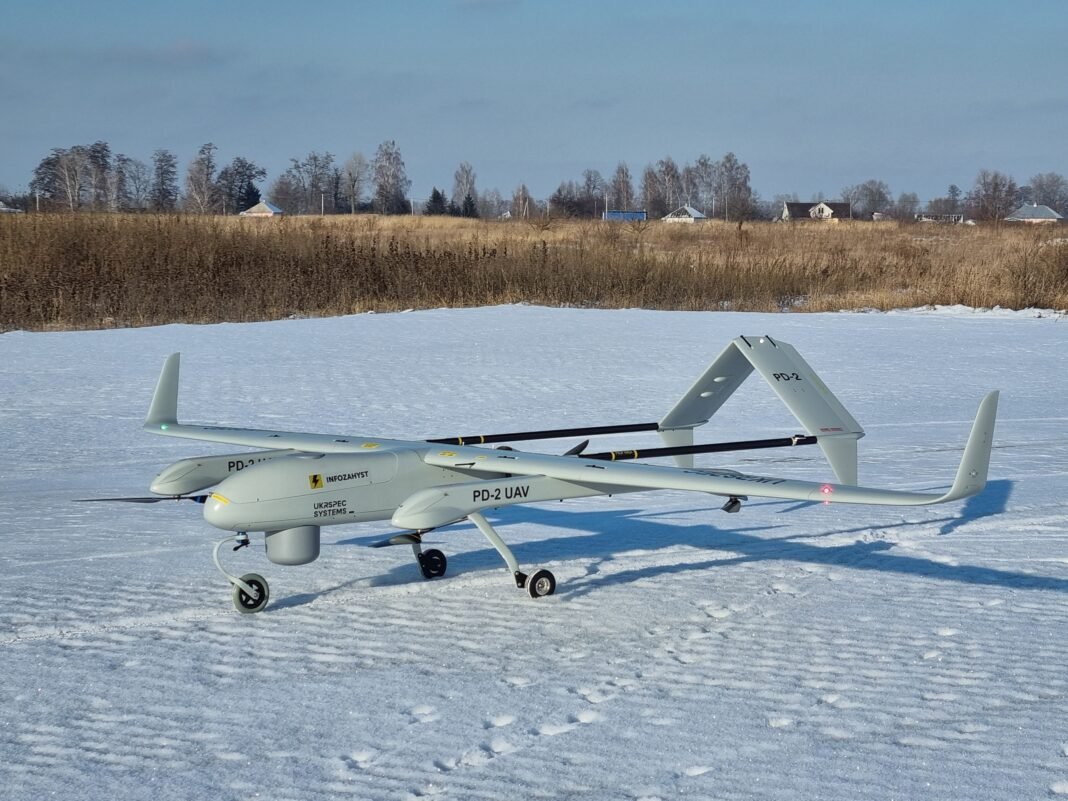 Ukraine’s new intelligence-gathering drone took to the sky for the first time
