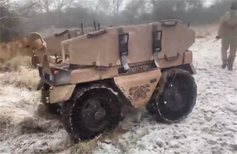 Danish army tests the French ULTRO 4×4 UGV Unmanned Ground Vehicle from Nexter