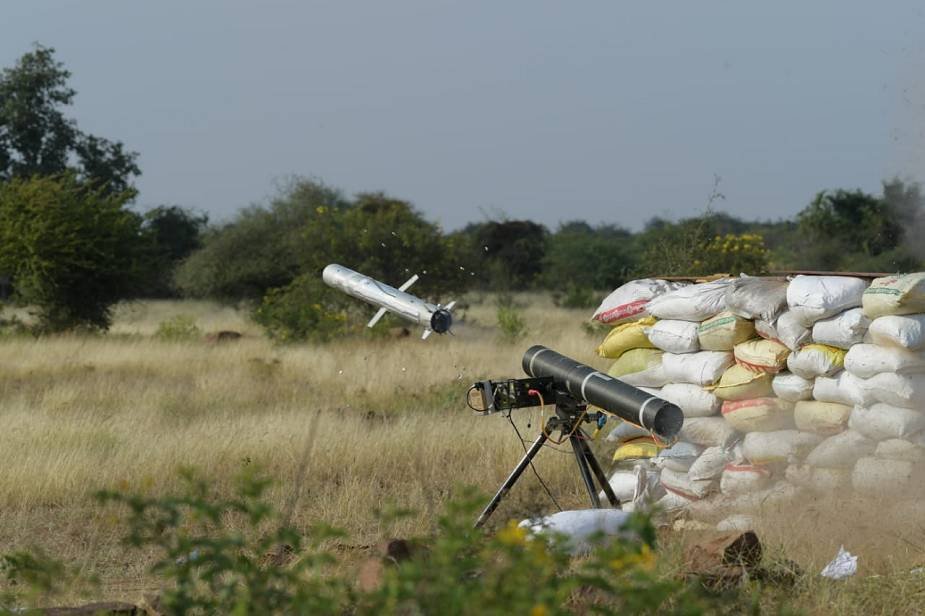 India has successfully tested final configuration of its Man-Portable Anti-Tank Guided Missile