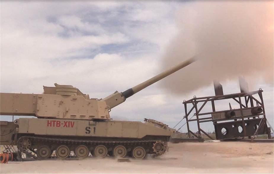 US Army with M1299 howitzer achieved a record by firing at the highest velocity 925 001