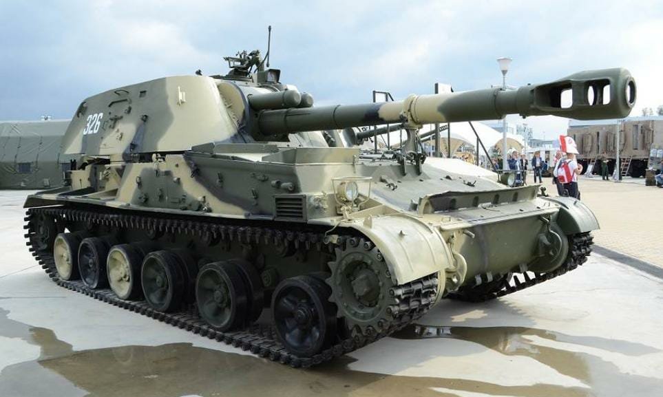 Russia delivers 2S3M upgraded 152mm self-propelled howitzers to Belarus