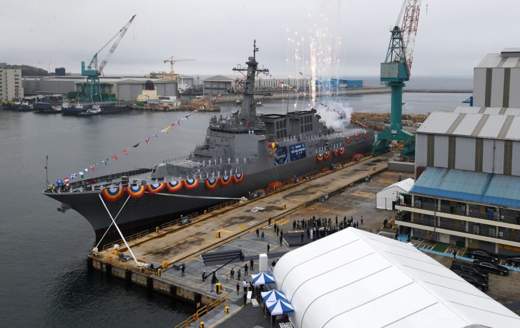 South Korea just launched its newest destroyer