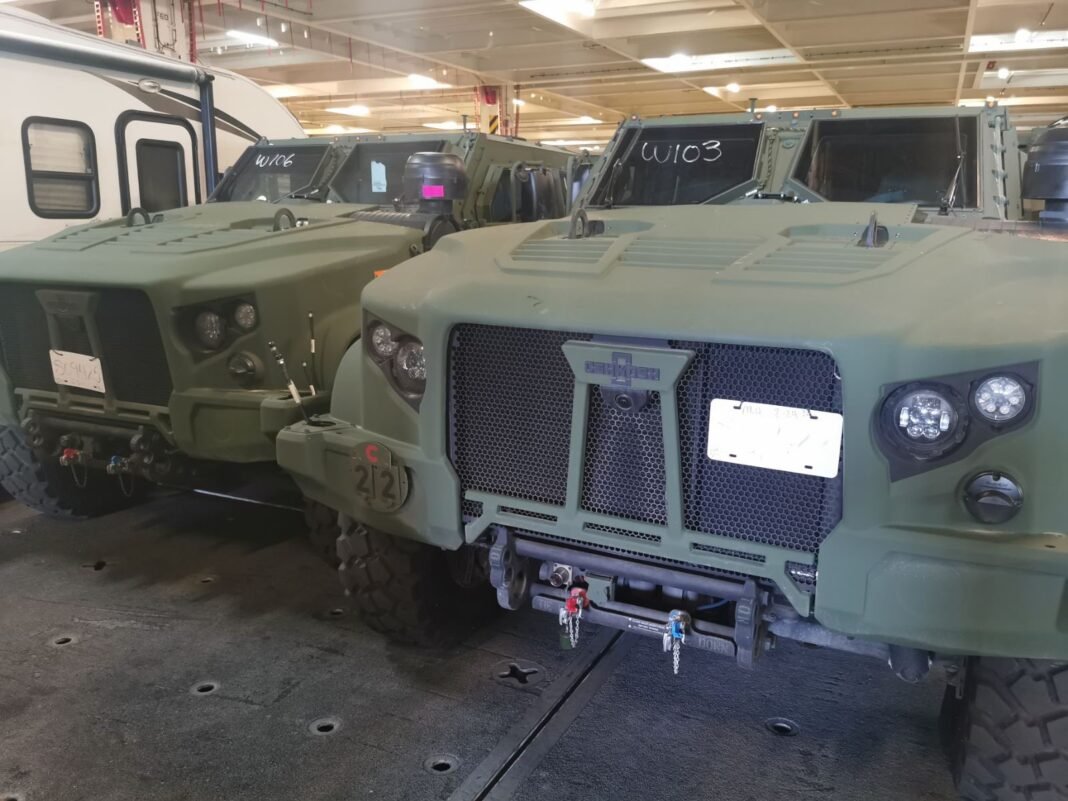 North Macedonia’s military receives initial batch of new JLTV vehicles