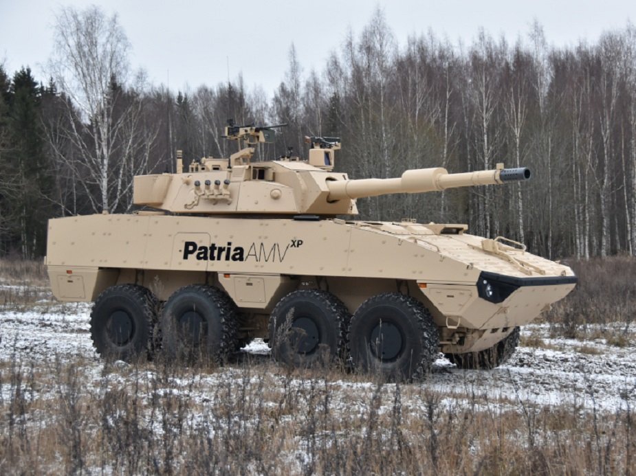 Slovakia and Finland to buy 76 Patria AMVxp 8×8 armored combat vehicles