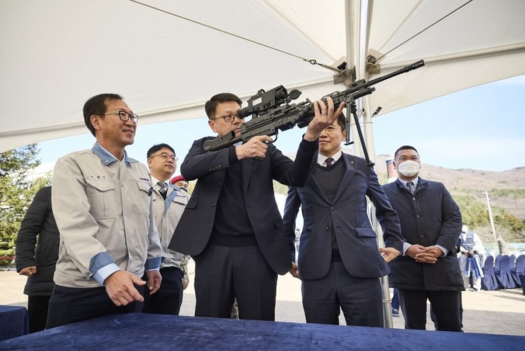 South Korean military receives newest machine guns