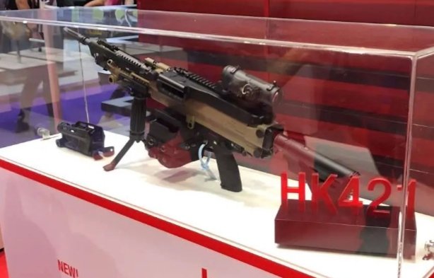 DSEI 2023: Heckler & Koch unveils New HK 421 machine gun