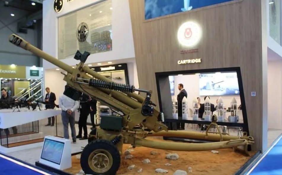 MKEK showcases the 105mm Boran howitzer at WDS 2024