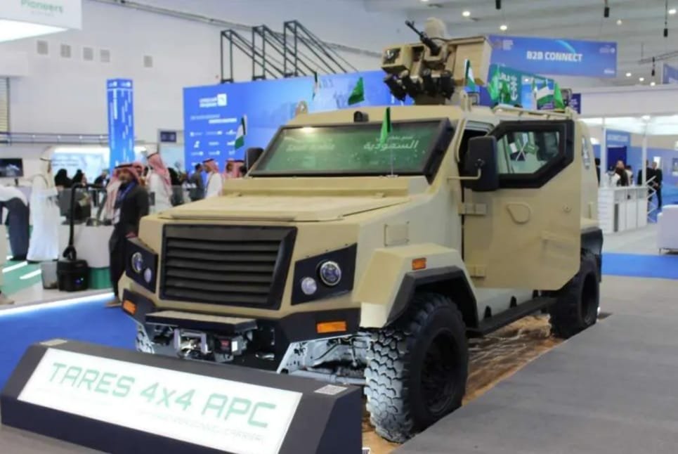ERAF from Saudi Arabia showcases Tares 4×4 armored personnel carrier at WDS 2024