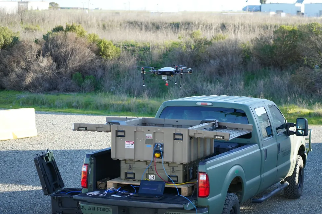 US Air Force tests drone mesh network