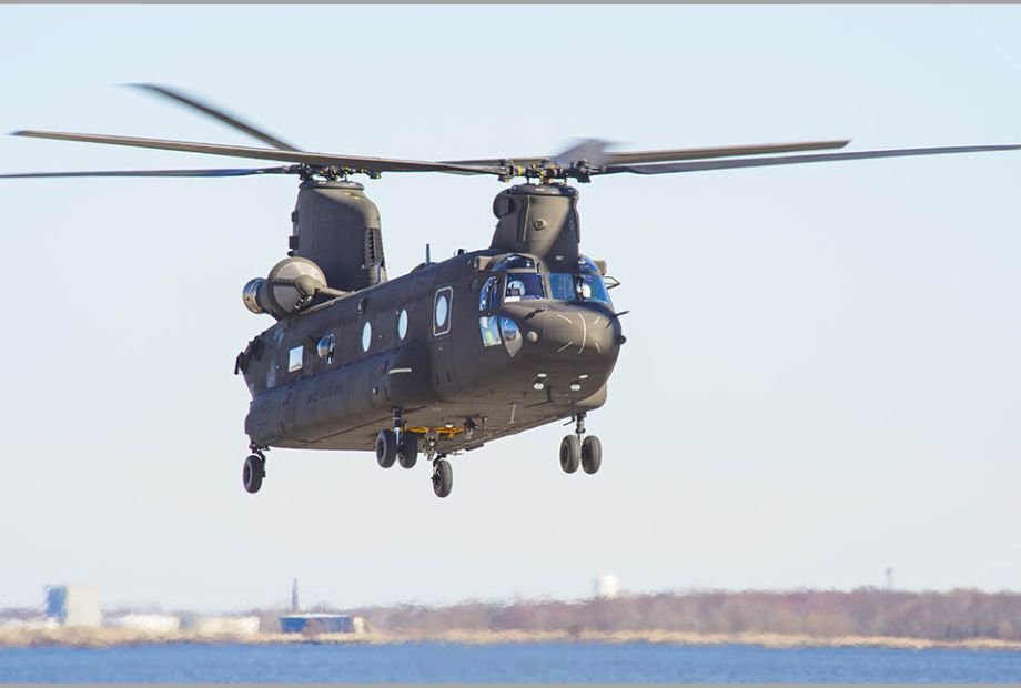 Boeing conducts first flight with its new CH-47F Block II Chinook helicopter