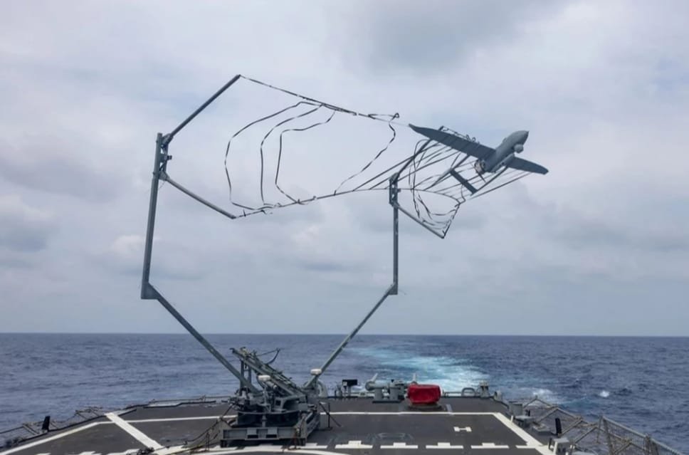 USS Higgins successfully recovers Aerosonde drone in Philippine Sea operations