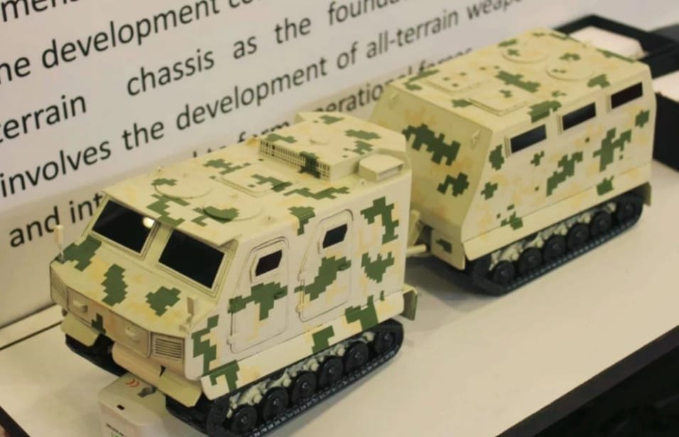 China unveils new Giant Lizard tracked all-terrain amphibious carrier at DSA 2024 Malaysia