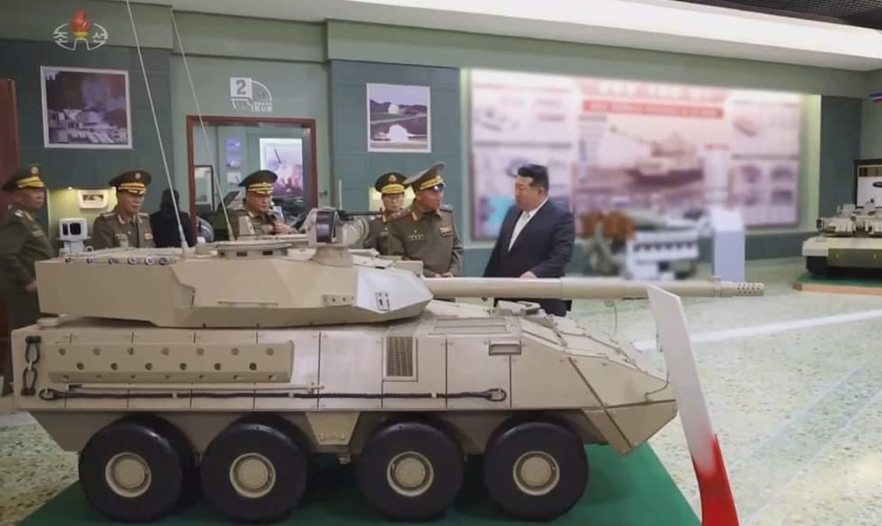 North Korea unveils new wheeled tank destroyer