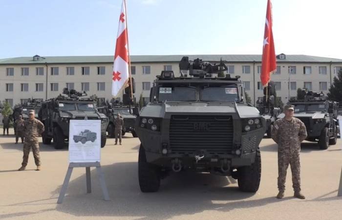 Georgia Enhances Defense Capabilities with Delivery of Turkish-Made BMC Vuran Armored Vehicles