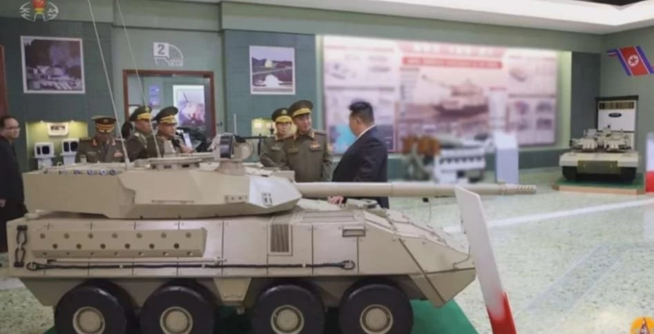 North Korea Unveils New 8×8 Fire Support Armored Vehicle Resembling Western Designs