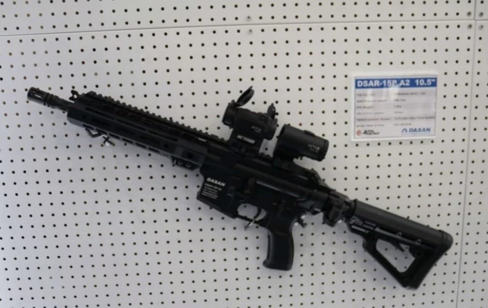 Dasan Machinery Presents Versatile DSAR-15P Assault Rifle at KADEX 2024