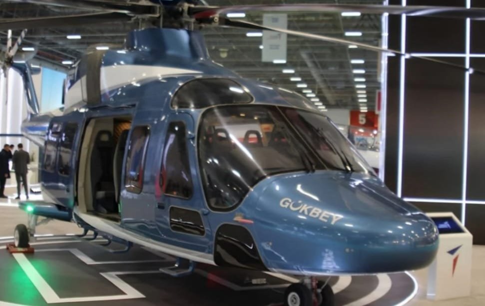 Turkish Multirole Helicopter TAI T625 Gökbey Presents at SAHA 2024 After its First International Flight